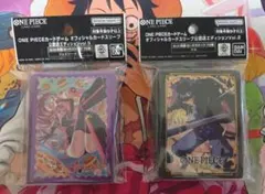 ワンピースカード オフィシャルカードスリーブ ジュエリー・ボニー サボ 2種