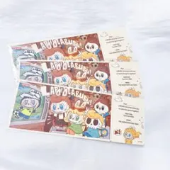 POP MART ラブブ チケット風ノベルティカード ポップマート