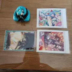 初音ミク フィギュアとブロマイドセット