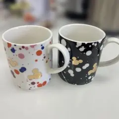 フランフラン ディズニー ペアマグカップ ミッキー コラボ 美品　C