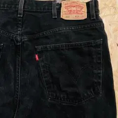 【Levi's 550 】ブラックデニム W38 L30リーバイス HAITI製のサムネイル