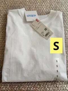 UNIQLO AIRism コットンT ホワイト Sのサムネイル