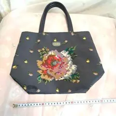 FEILER フェイラー トートバッグ 花柄 グレーのサムネイル