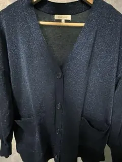 GLOBAL WORK 長袖 光沢 未使用 カーディガン