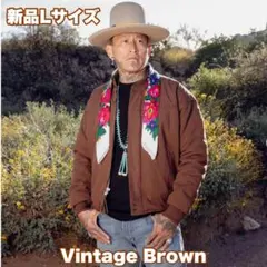 新品 ダービーオブサンフランシスコ ブラウン L ダービージャケット brown