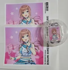学園アイドルマスター オリジナルラベル缶 アクリルキーホルダー 姫崎