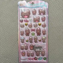 正規品　モンチッチ　うるちゅるポップシール　ボンボンドロップ