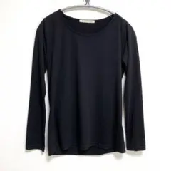 マジェスティック  レゴン　長袖トップス【FREE】黒　ブラック　美品　シンプル
