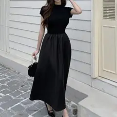 DAZY 半袖ニット ワンピース