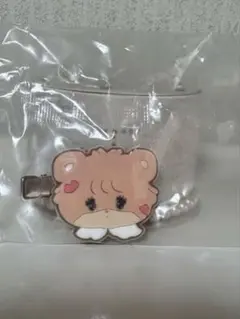 mikko フロッキーヘアクリップ　latteA ガチャ　カプセルトイ