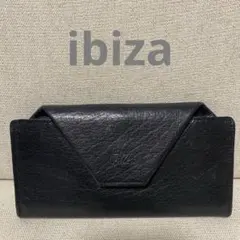 ibizaイビザ長財布レザー革ブラックのサムネイル