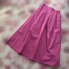 chocol raffineピンク フレアスカート ゴムウエスト