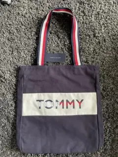 TOMMY ロゴ トートバッグ ネイビーのサムネイル