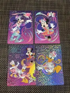 香港ディズニー コレクタブルカード グーフィー　ミニー　ドナルド　デイジーデール