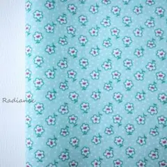 110×50㎝ お花 30's復刻 プリント生地 USAプリント