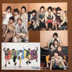 [値下げ]嵐 公式写真 集合 Beautiful World オリジナル 4枚