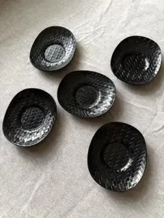 ◆茶托 5枚セット 網代編み◆