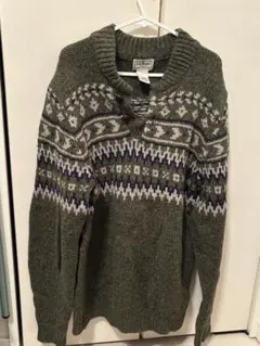 L.L.Bean フェアアイル柄ニットセーターのサムネイル