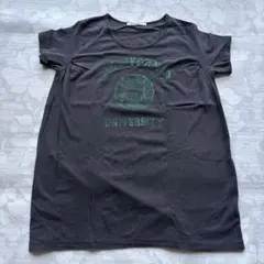 s*e様 Georges's カレッジロゴTシャツワンピ 古着風 チュニック Fのサムネイル