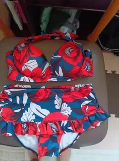 花柄セパレート水着 Mサイズ