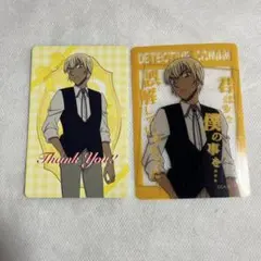 【未使用】コナン 安室透 クリアカードコレクション メッセージカード【匿名配送】