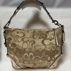 COACH SIGNATURE CARLY HOBO SHOULDER BAG