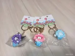 ミャクミャクサンリオコラボキーホルダー3点