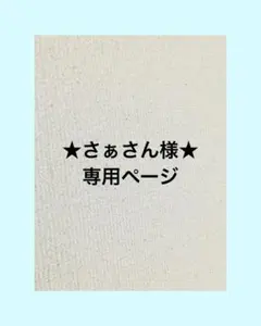 ★さぁさん様★ 専用ページ　4点おまとめ
