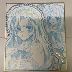か*K様 デコ色紙イラスト イラスト オリジナルイラスト アナログ