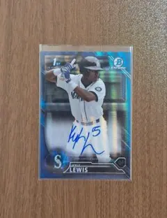 MLB 直筆サインカード　Kyle Lewis Bowman