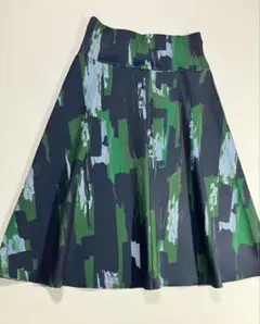 DoCLASSE レディース ミモレ丈 柄物 Aラインスカート