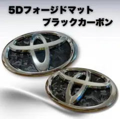 プリウスα ZVW40型 5Dフォージドマットブラックカーボン フロント&リア用のサムネイル