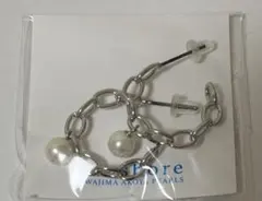 あこや真珠ガチャハーフフープピアス