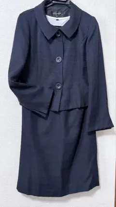 ネイビー スーツ ジャケットとスカートセット