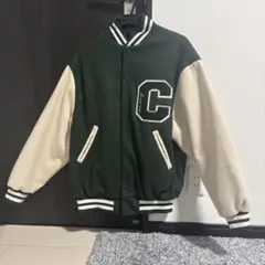 COLUMBUS ATHLETE スタジャン ダークグリーン