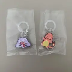ポケモン メタモン ヒトカゲ アクリルキーホルダー 2種セット