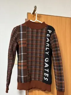 PEARLY GATES チェック柄セーター サイズ1