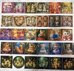 45.SALE【セール】30枚パネル生地　猫