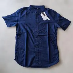 Johnbull 半袖シャツ ネイビー Lサイズ 新品のサムネイル