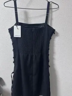 タグ付き LP SERVICE ブラックキャミワンピース