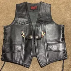 HOT LEATHERS 本革レザーベスト 2XL(大きいサイズ) - メルカリ