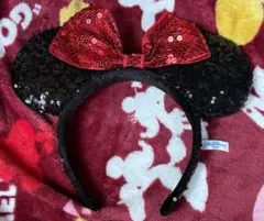 ディズニー　スパンコール　カチューシャ