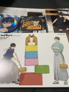 影山飛雄　缶バッジ　ラバーチャーム他