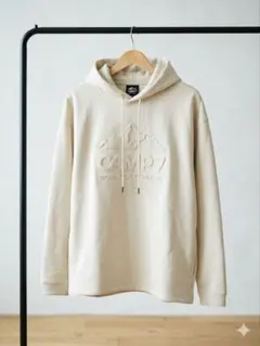 CAMPZ ベージュ フード付きパーカー