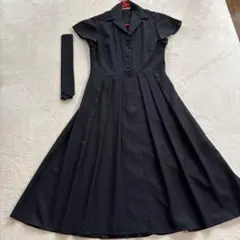 高級 PRADA プラダ ワンピース 半袖 シャツ ベルト ロング丈 - メルカリ