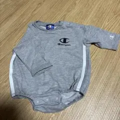 Champion グレー ロンパース 70サイズ