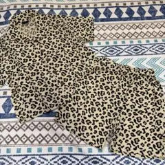 レオパード柄 半袖 ショートパンツ セットアップ