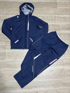 希少　デサント オガサカスキー ウインドブレーカー セットアップ ネイビー　M