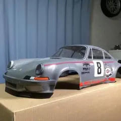タミヤ マルティニポルシェ911 カレラTT02ボディ 塗装済未使用 タイヤ