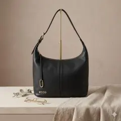 極美品✨ ECCO Hobo Soft Pebbled leather bagのサムネイル